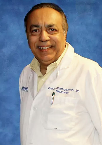 Pranab K. Chattopadhyay, MD, with Kidney Hypertension Clinic