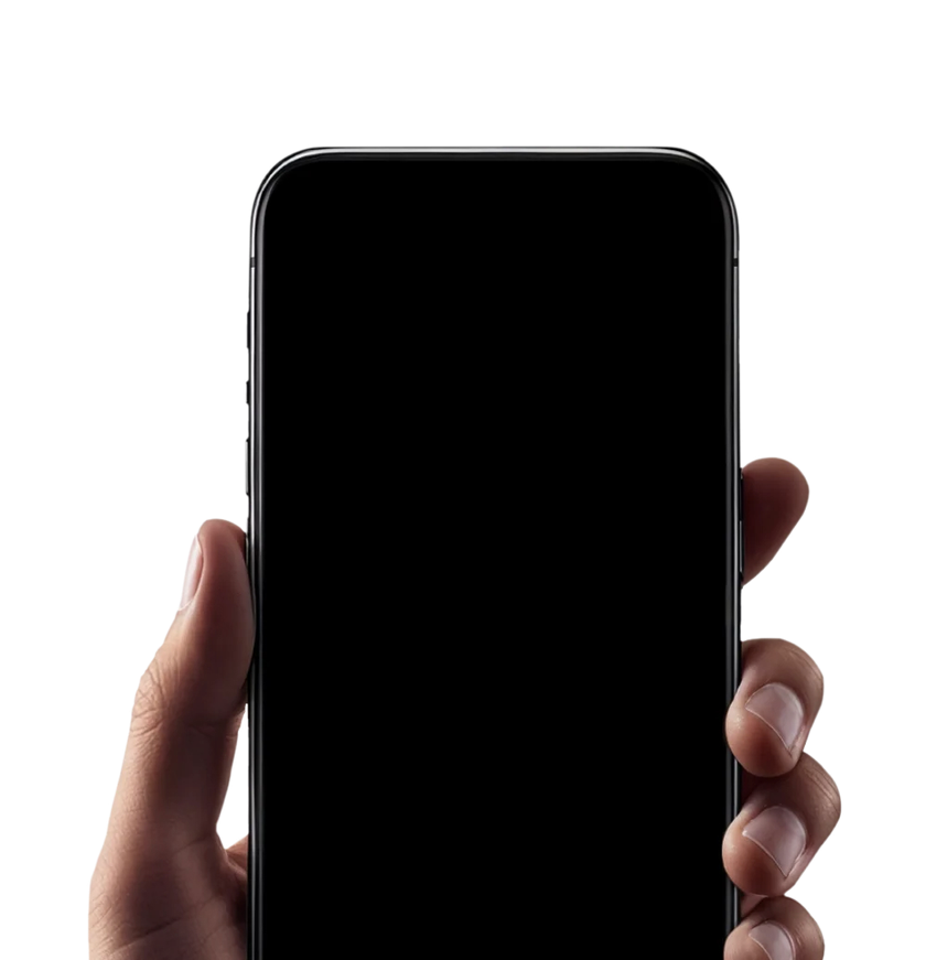 A hand holding a phone showing a synced blood pressure reading from Remote Patient Monitoring